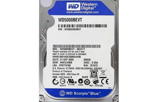 WD5000BEVT